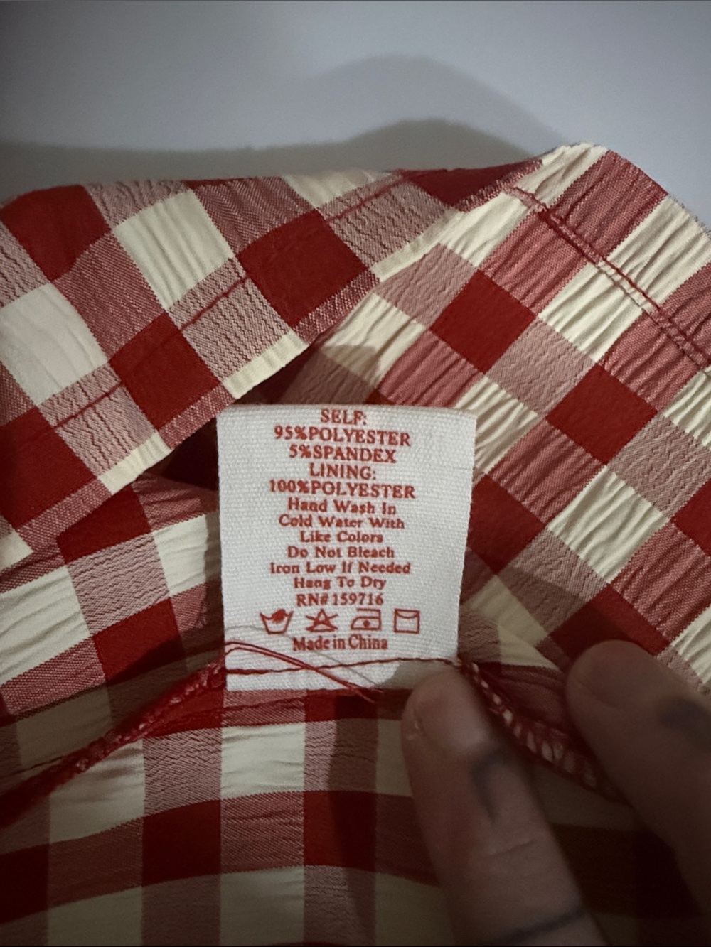 Lisa Says Gah Annie Dress in Cherry Gingham NWT - Picture 8 of 9